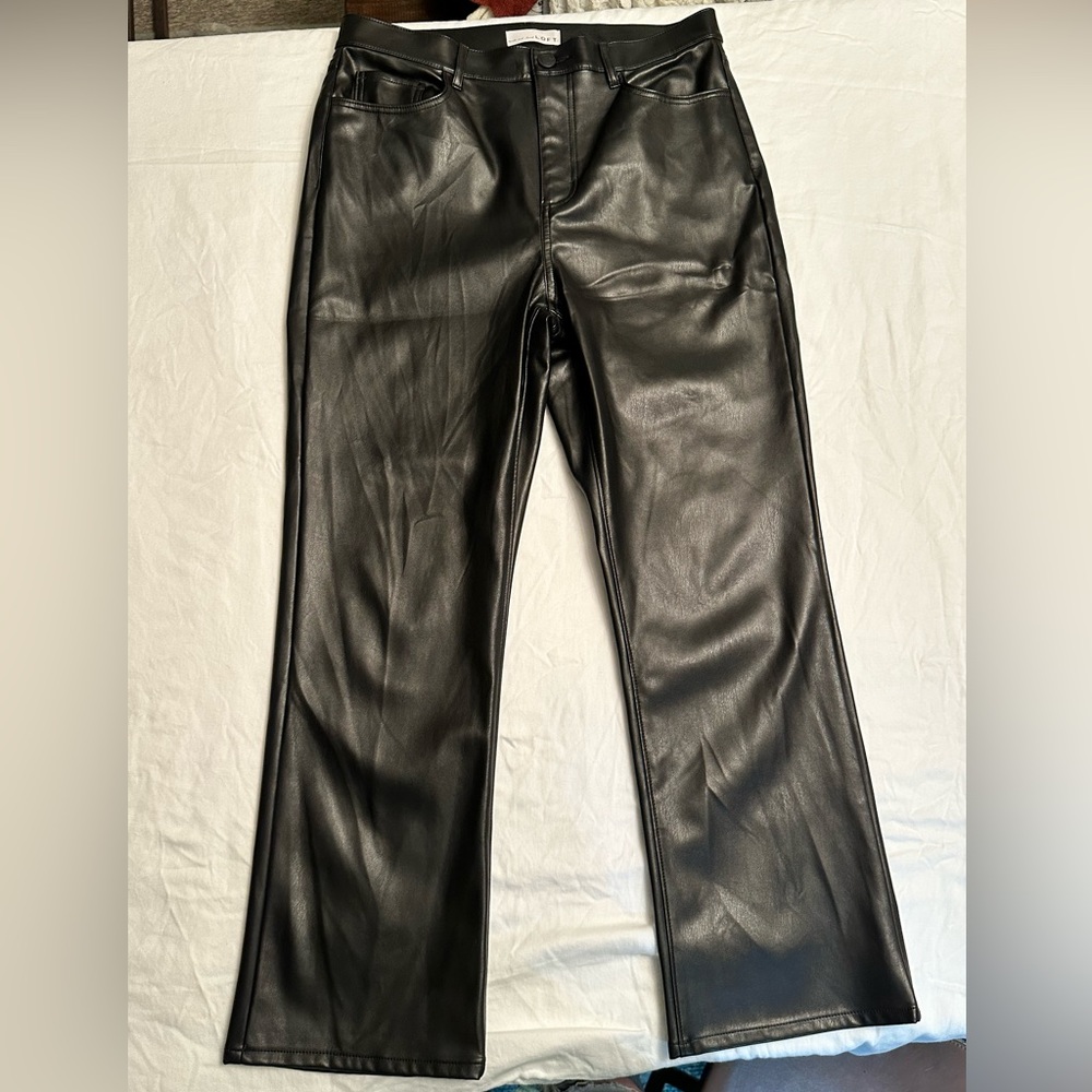 Loft Vegan Leather Pants